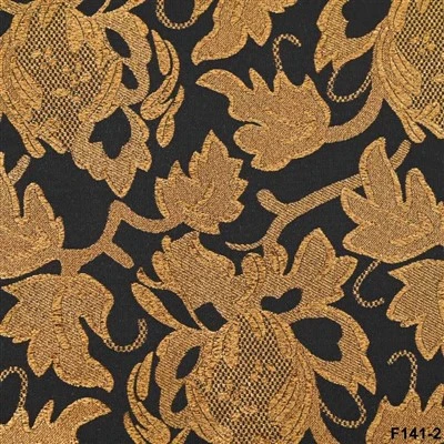 Tessuto per abiti jacquard ricamato in oro di lusso – Blazer da sposa F141-2